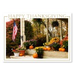 Custom Patriotic Thanksgiving Card