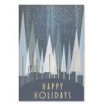 Blue Forest Holiday Card Branded