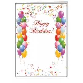 Balloon Edge Birthday Greeting Card with Free Song Download with Logo  Balloon Edge Birthday Greeting Card with Free Song Download with Logo