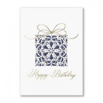 Personalized Gift Wrapped Birthday Card