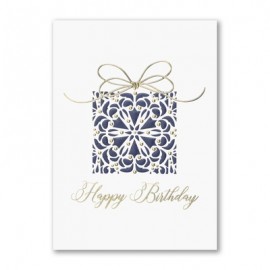 Personalized Gift Wrapped Birthday Card