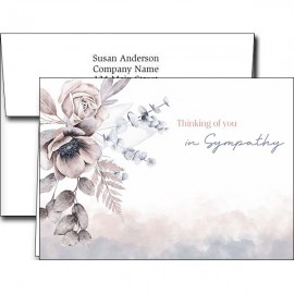 Sympathy Greeting Cards w/Imprinted Envelopes with Logo  Sympathy Greeting Cards w/Imprinted Envelopes with Logo