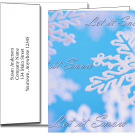 Logo Branded Holiday Greeting Cards w/Imprinted Envelopes