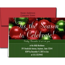 Holiday Invitations w/Imprinted Envelopes with Logo
