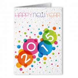 Customized Plantable Seed Paper Holiday Greeting Card - Design V