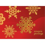 Golden Snowflakes Branded