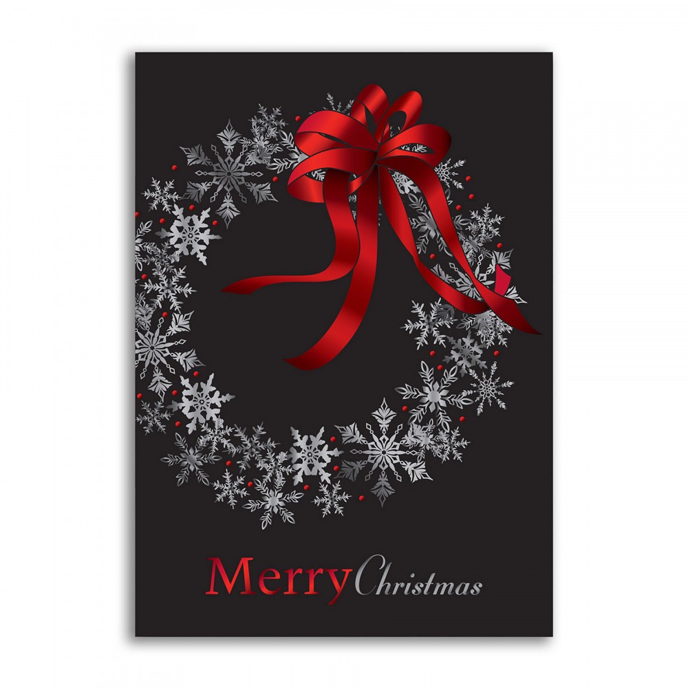 Personalized Snowflake Celebration Economy Holiday Card Personalized Snowflake Celebration Economy Holiday Card