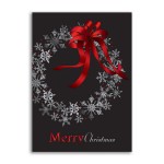 Personalized Snowflake Celebration Economy Holiday Card