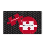 Custom Imprinted Puzzle Complete Welcome Card