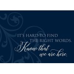 Here For You Greeting Card with Logo