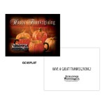 Flat Greeting Card/Note Card (4.25"x5.5") with Logo
