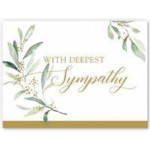 Logo Branded Sympathy Greenery Card