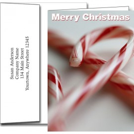 Logo Branded Holiday Greeting Cards w/Imprinted Envelopes