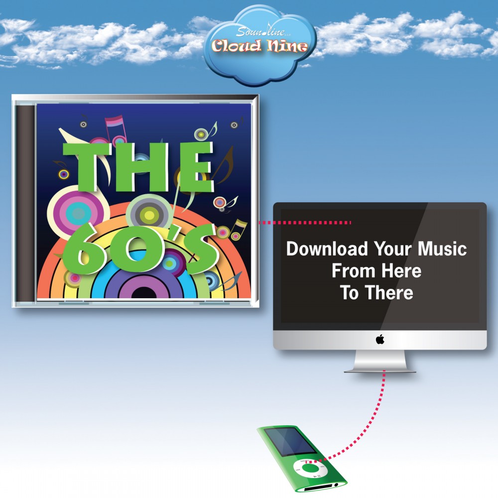 Cloud Nine Acclaim Greeting with Music Download Card - RD06 60's Rock V1 & V2 with Logo