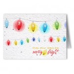 Custom Plantable Seed Paper Holiday Greeting Card - Design AC