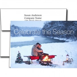 Custom Holiday Greeting Cards w/Imprinted Envelopes