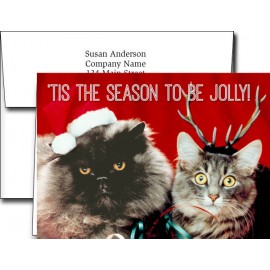 Holiday Greeting Cards w/Imprinted Envelopes with Logo