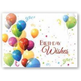 Birthday Wishes Card with Logo