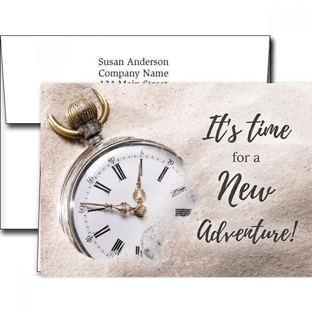 New Year Greeting Cards w/Imprinted Envelopes (5"x7") with Logo New Year Greeting Cards w/Imprinted Envelopes (5"x7") with Logo