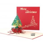 3D Christmas Custom Greeting Cards with Logo