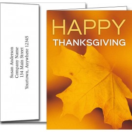 Thanksgiving Greeting Cards w/Imprinted Envelopes with Logo