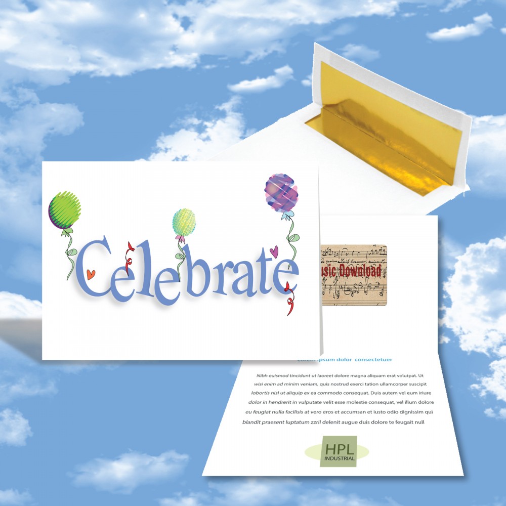 Promotional Birthday Card / Celebrate - Free Song Download