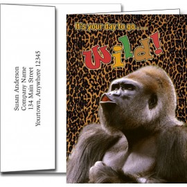 Logo Branded Birthday Greeting Cards w/Imprinted Envelopes