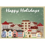 Customized Cityscape Greeting Card