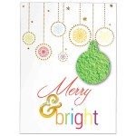 Personalized Plantable Ornament Merry Wishes Card
