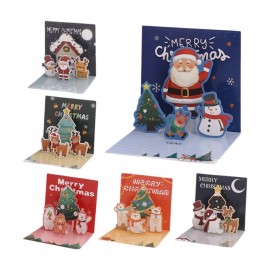 Promotional 3D Christmas Card Holiday Greeting Card