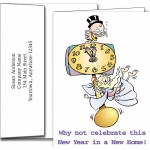 Personalized New Year Greeting Cards w/Imprinted Envelopes (5"x7")
