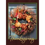 Thanksgiving Wreath Logo Printed