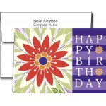 Logo Branded Birthday Greeting Cards w/Imprinted Envelopes