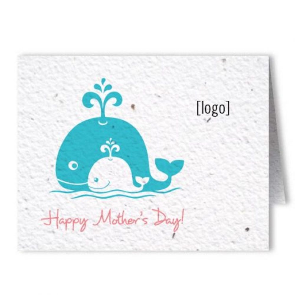 Logo Printed Seed Paper Mother's Day Card Logo Printed Seed Paper Mother's Day Card