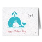 Logo Printed Seed Paper Mother's Day Card