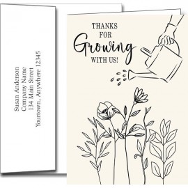 Promotional Customer Appreciation Greeting Cards w/Imprinted Envelopes