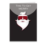 Holiday Party/Time to Get Merry Invitation Greeting Card with Logo