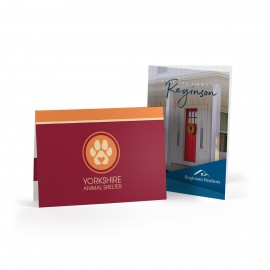 Custom Custom Folded Card - 4"x6" Folded