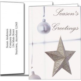 Customized Holiday Greeting Cards w/Imprinted Envelopes