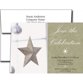 Custom Holiday Invitations w/Imprinted Envelopes