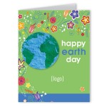 Personalized Earth Day Design Seed Paper Greeting Card - Design E