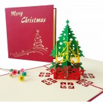 Personalized 3D Holiday Christmas Greeting Card Custom 3D Greeting Card