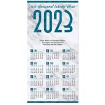 Personalized Blue Granite Tri-Fold Calendar