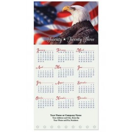 Customized Patriotic Z-Fold Calendar  Customized Patriotic Z-Fold Calendar