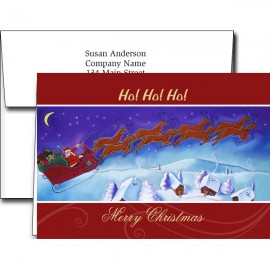 Personalized Holiday Greeting Cards w/Imprinted Envelopes