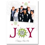 Personalized Joy Photo Card