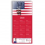 Z-Fold Personalized Greeting Calendar - American Peace with Logo