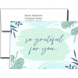 Customized Customer Appreciation Greeting Cards w/Imprinted Envelopes  Customized Customer Appreciation Greeting Cards w/Imprinted Envelopes