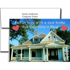 Customized Valentine's Day Greeting Cards w/Imprinted Envelopes (5"x7")  Customized Valentine