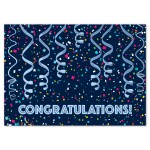 Confetti Congratulations Card Custom Imprinted